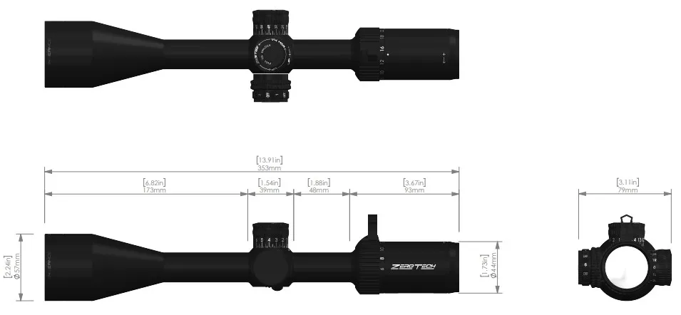 6-24x50 R3 - ZeroTech Optics USA
