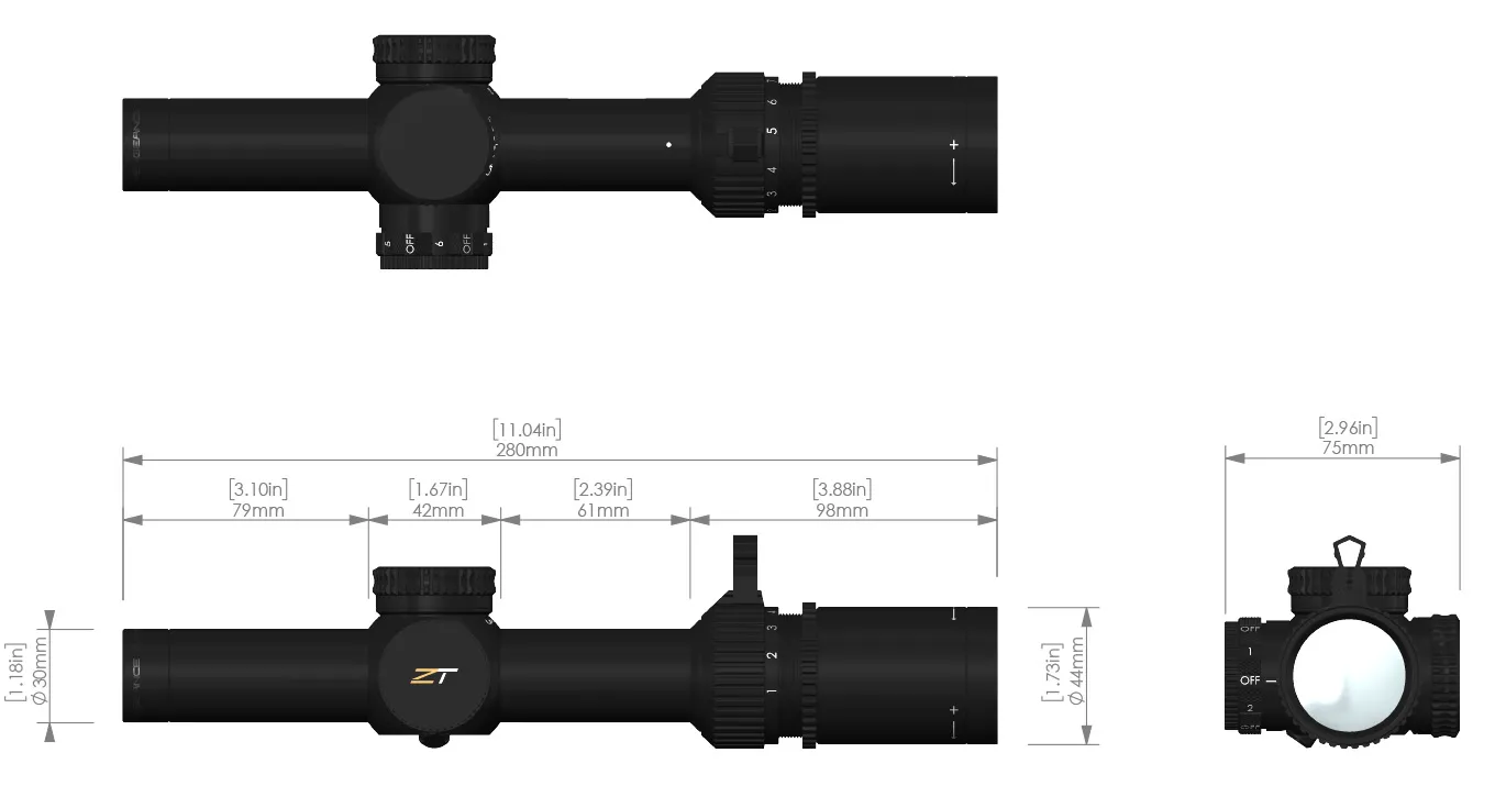 ロベ　マハロ Tango-MSR LPVO 1-6x24mm Rifle Scope - Riflescopes | Sig Sauer