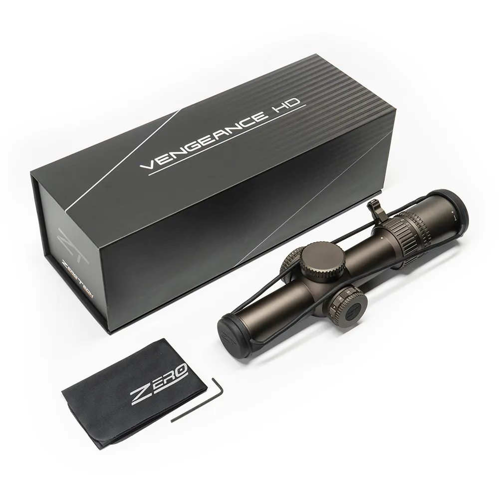 ZeroTech Vengeance 1-10x28 LPVO FFP RMG-L Illuminated FDE Riflescope