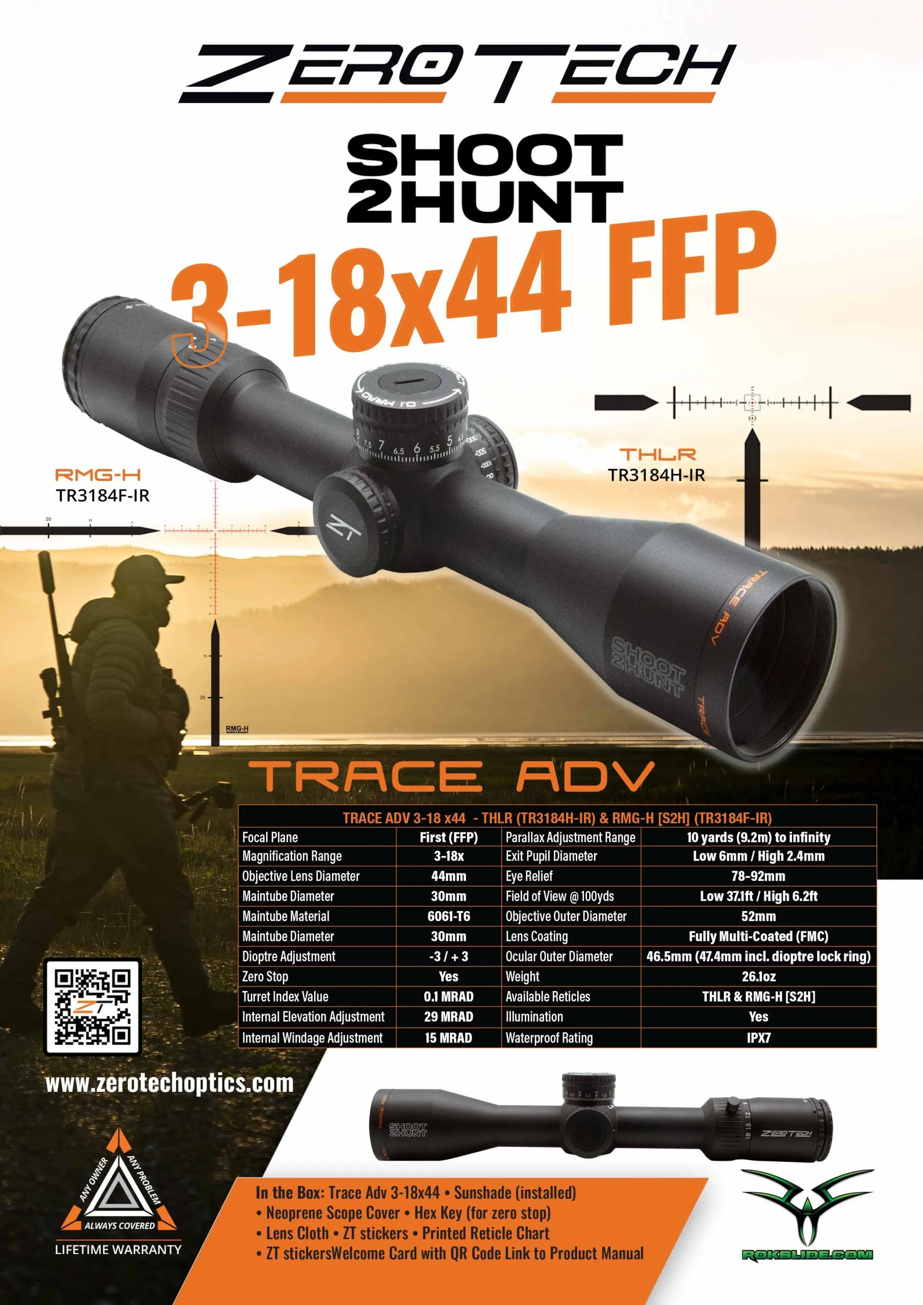 The ZeroTech x Shoot2Hunt 3-18x44 FFP Just Changed the Backcountry