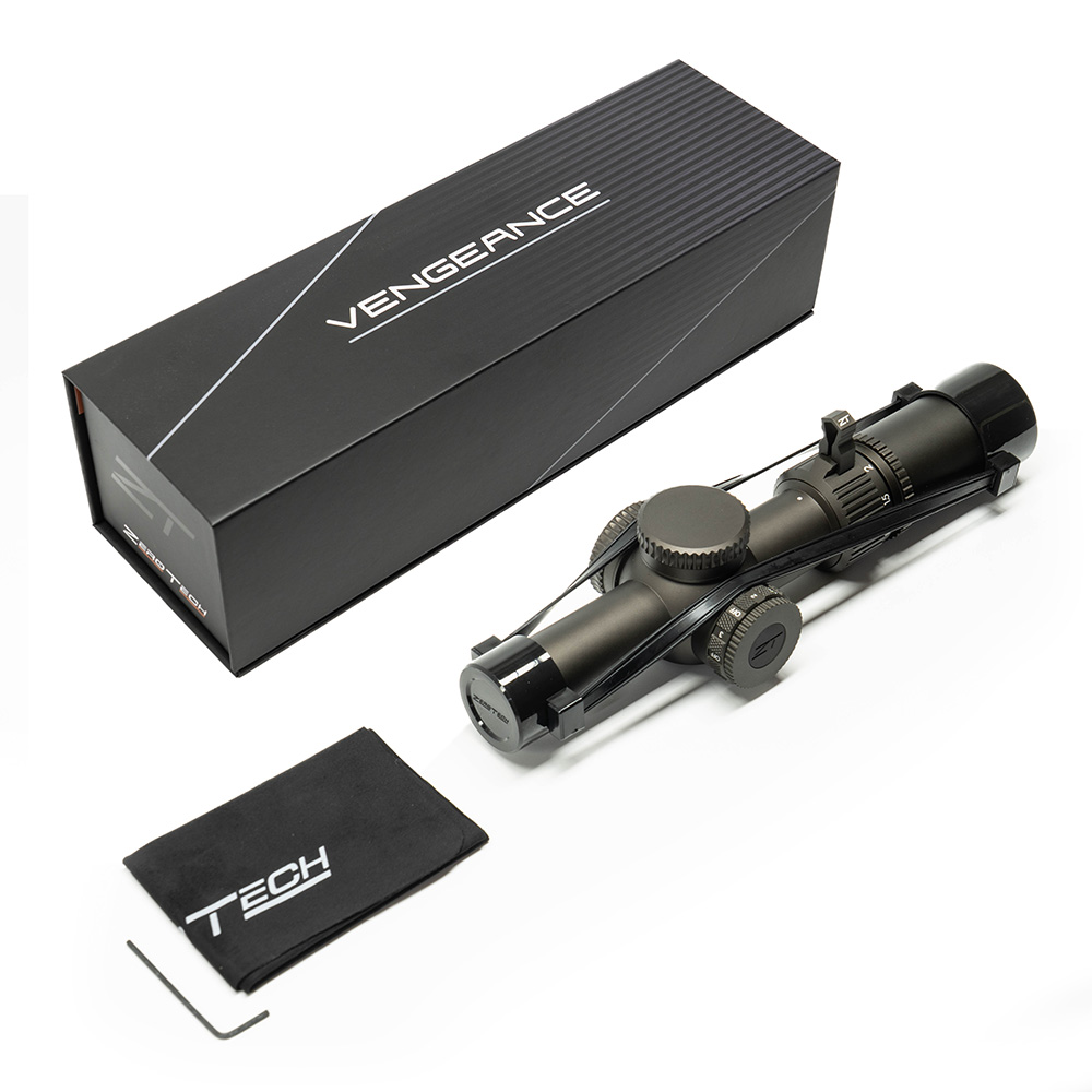 ZeroTech Vengeance 1-6x24 LPVO SFP RAR Illuminated Riflescope
